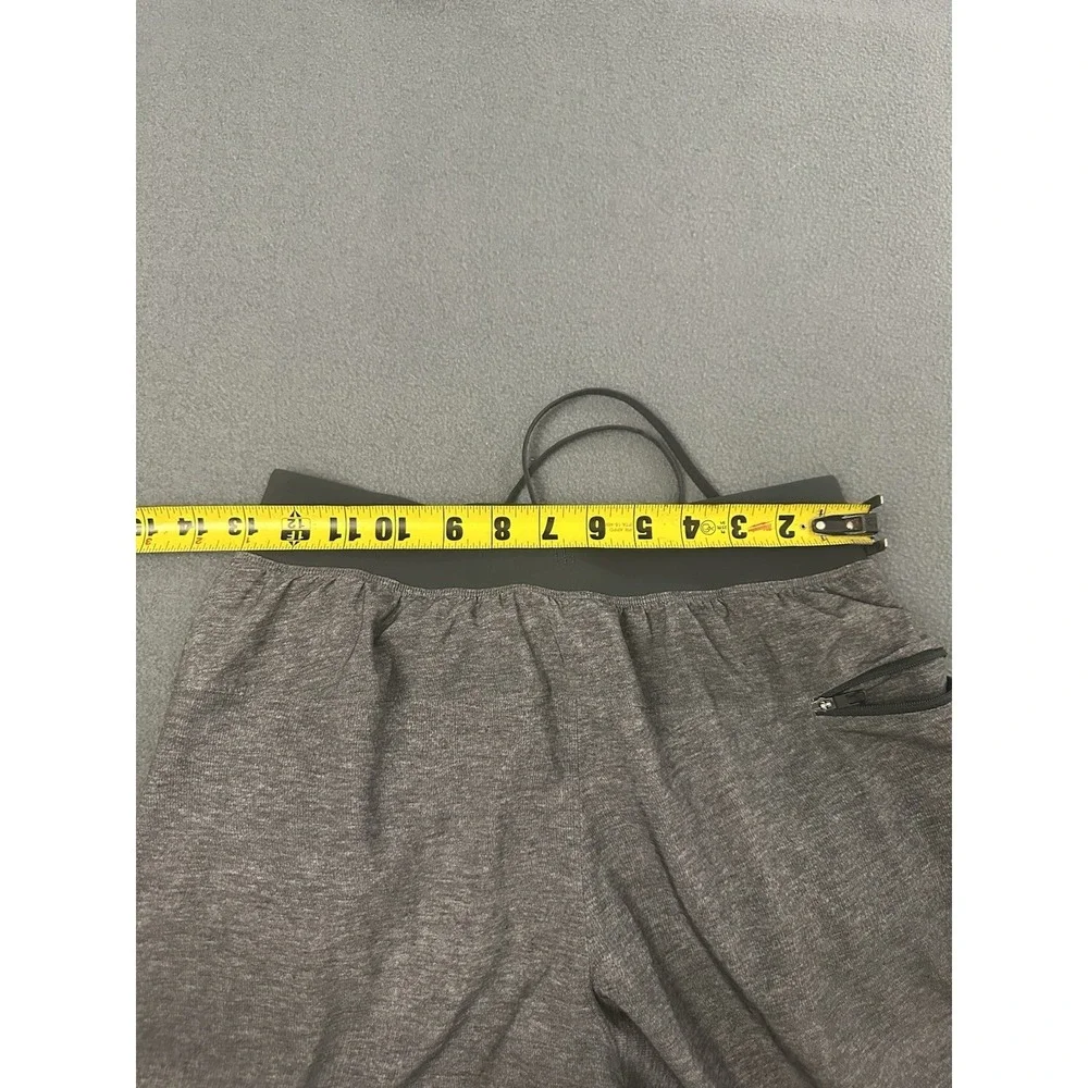 Lululemon T.H.E. Short Heathered Gray/Deep Coal Men's XS Linerless